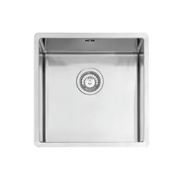 Metalac Quadro ARTInox 400 sa sifonom fi90, Podgradna sudopera 450x450