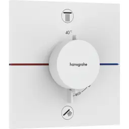 Hansgrohe ShowerSelect Comfort E mešač termostatski za skrivenu ugradnju 2 funkcije Matt White 15572700
