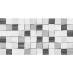 Keros TESSILE CUBIK GRIS 25x50