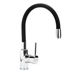 Minotti za sudoperu TUBO sa 3 Cevi gibljiva lula crna 6128-3B