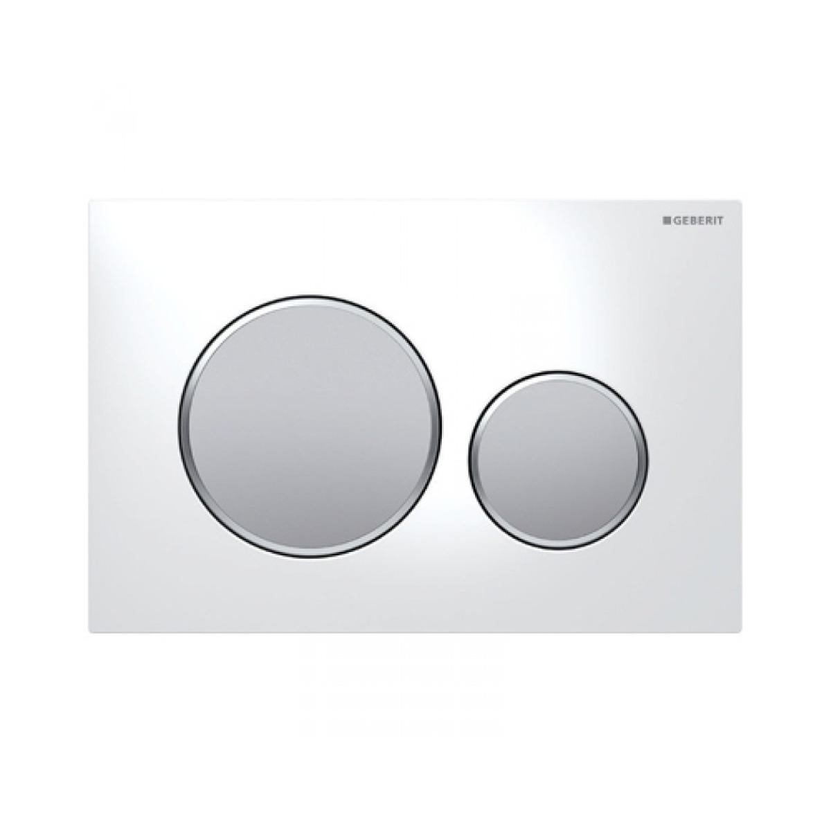 Geberit tipka Sigma 20 Bela/mat hrom/mat hrom 115.882.KL.1