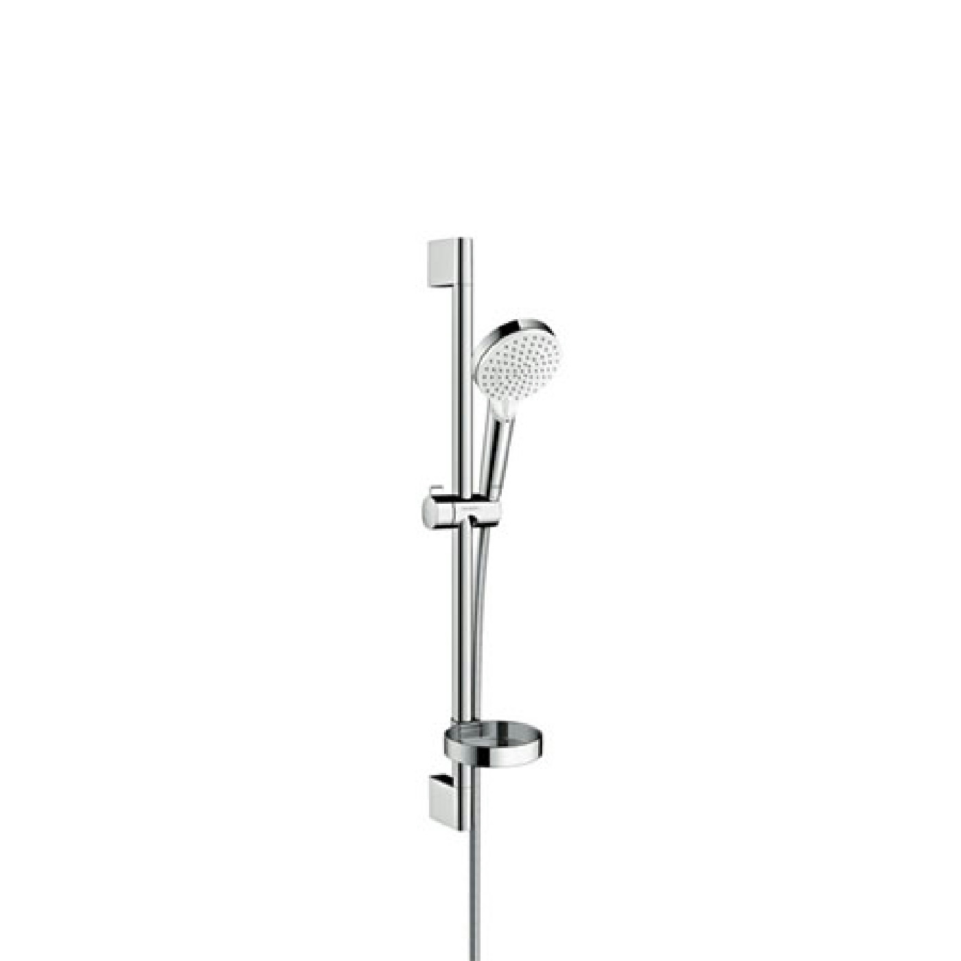 Hansgrohe Crometta set tuš ručica crevo i Klizna šipka Vario Unica sa policom za sapun 65 cm 26553400