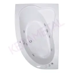 Zomar masažna kada Stela 154x100cm leva (hidro)