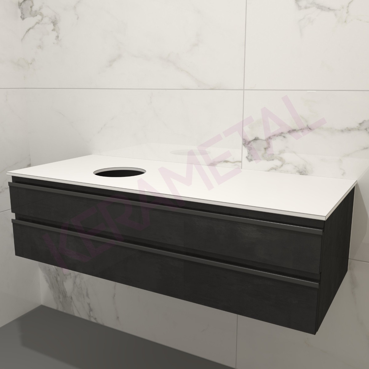 Kolpa Alexis OA 120cm Dark Concrete 547240