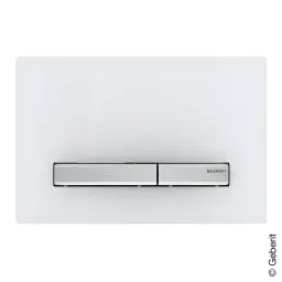 Geberit tipka Sigma 50 Bela/hrom 115.788.11.2