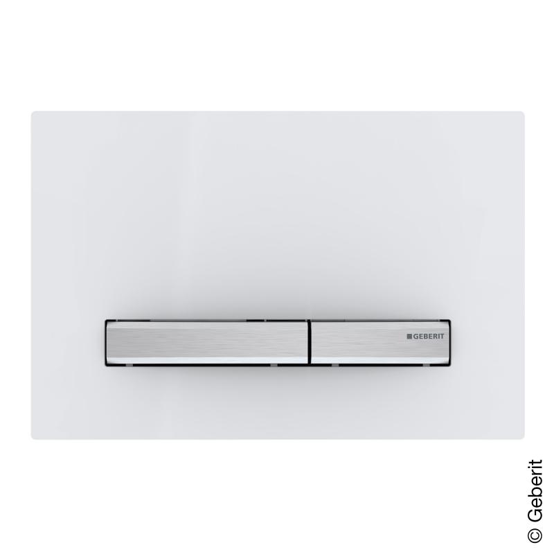 Geberit tipka Sigma 50 Bela/hrom 115.788.11.2