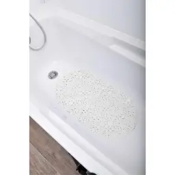 Tendance Guma za kadu 69X36 CM PVC, Bela BUBBLES