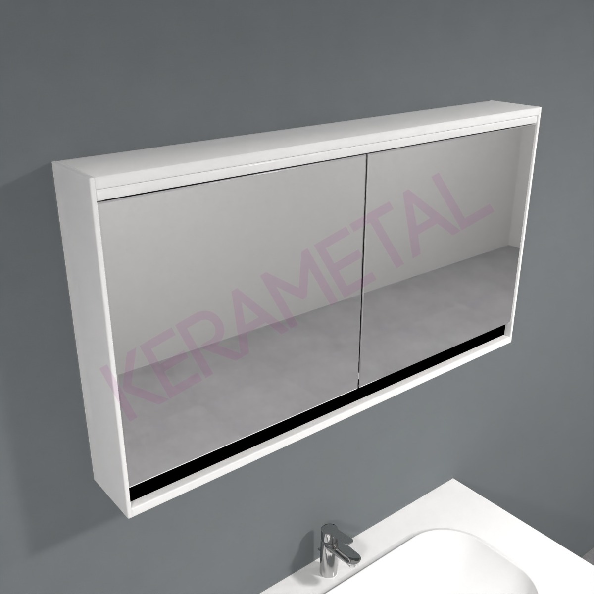Kolpa ormarić Pandora TOP 110cm White LED SW S 514250