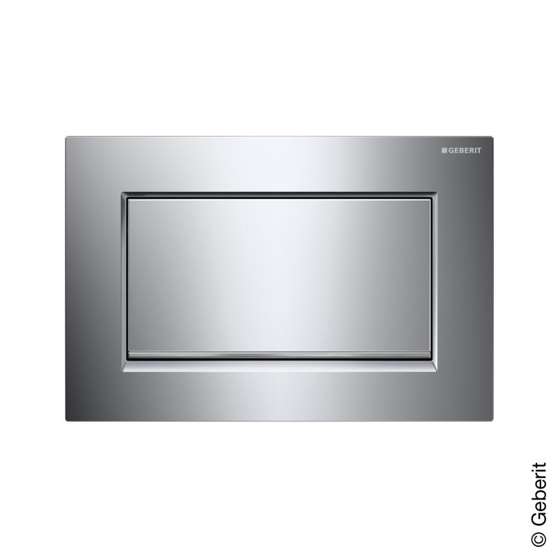 Geberit tipka Sigma 30 sjajni/četkani/sjajni hrom 115.893.KY.1