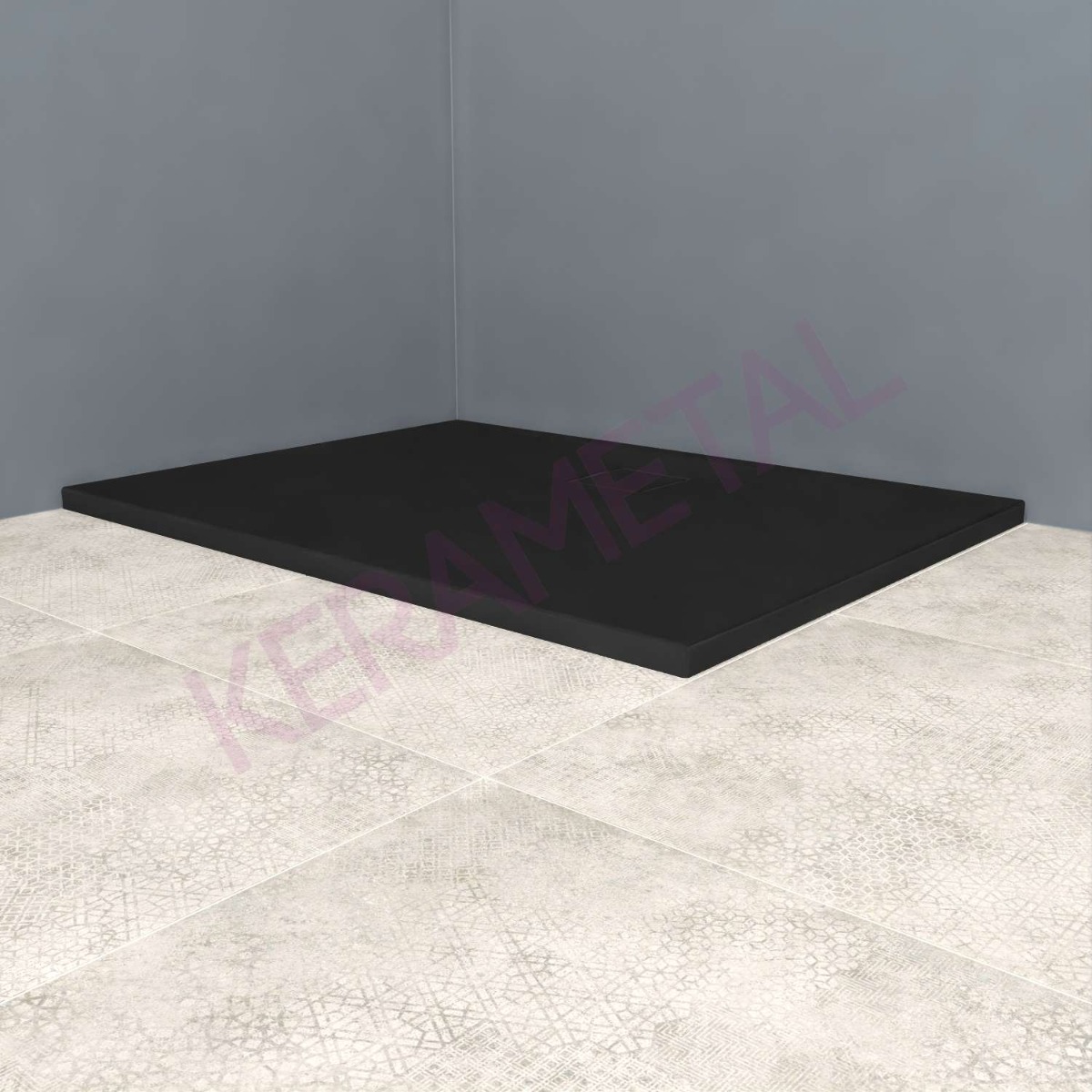 Kolpa Tuš kada Serra Q120x90 - Modifikovani akril Graphite 576300