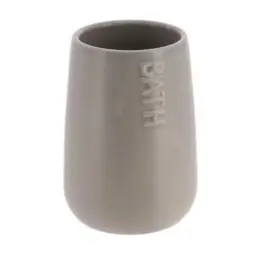 Tendance Čaša za četkice dolomit bath 12,2x8,5cm keramika siva