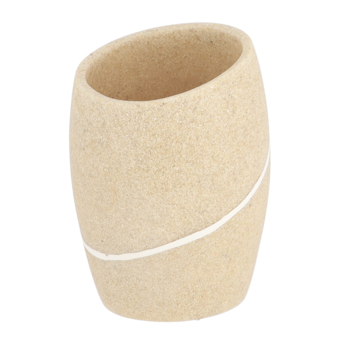 Tendance Čaša za ČETKICE STONE EFFECT 98X72X65CM POLIRESIN Bež 61153104