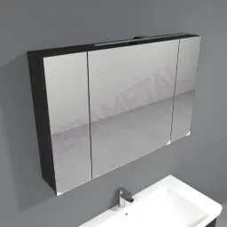 Kolpa ormarić Oxana TOO 100cm Hacienda Black LED SW S 508300