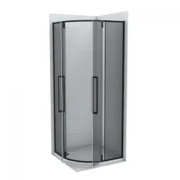 Copen Absolut Black tuš kabina sa pivot vratima (polukružna) C-02-B6280