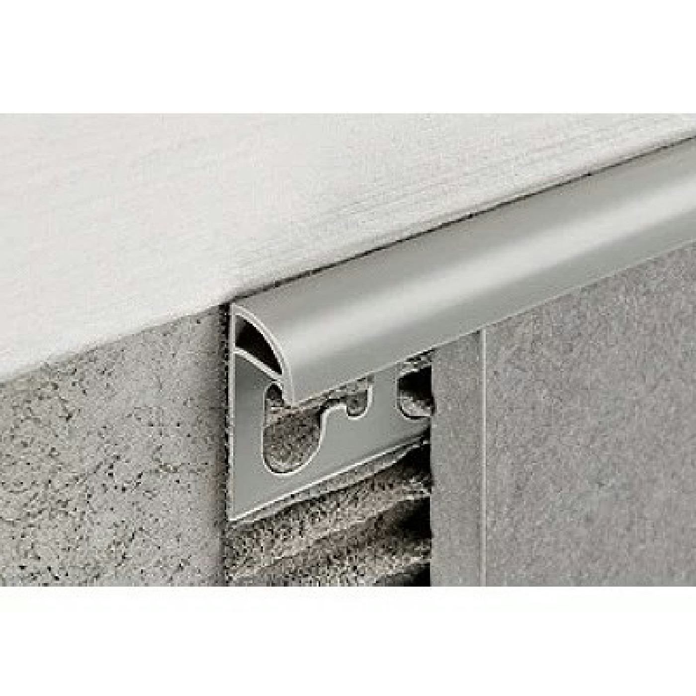 Progress ECO PVC zaobljena Lajsna 10mm DUZINE 2.7M SIVA