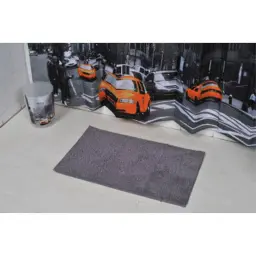 Tendance Tepih za kupatilo 45x75 cm poliester siva