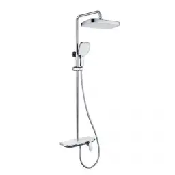 Inter Ceramic Usponski tuš 1f+rucica 3f+slavina atilla podesiv 96-157 hrom