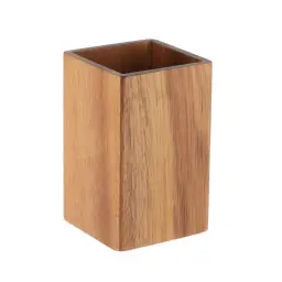 Tendance Čaša za četkice 10.5x6.5x6.5 cm acacia