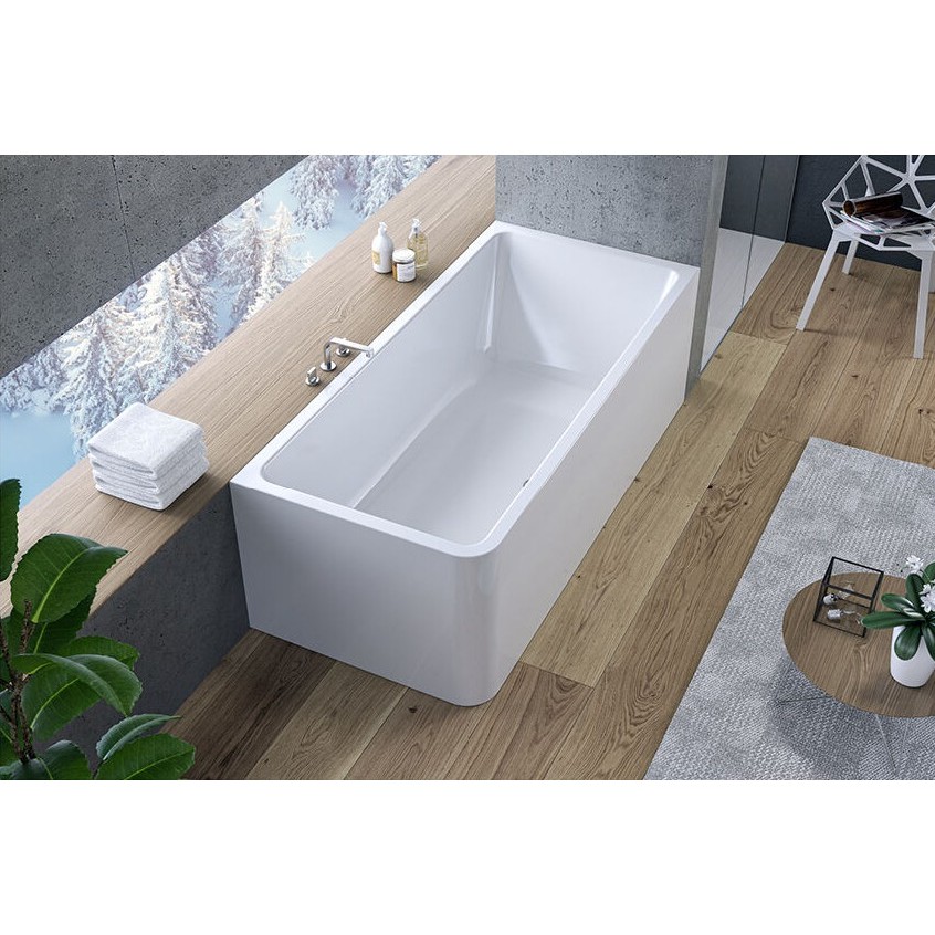 Kolpa Samostojeća kada Elektra-SP-Leva 185x85+Preliv White 513470
