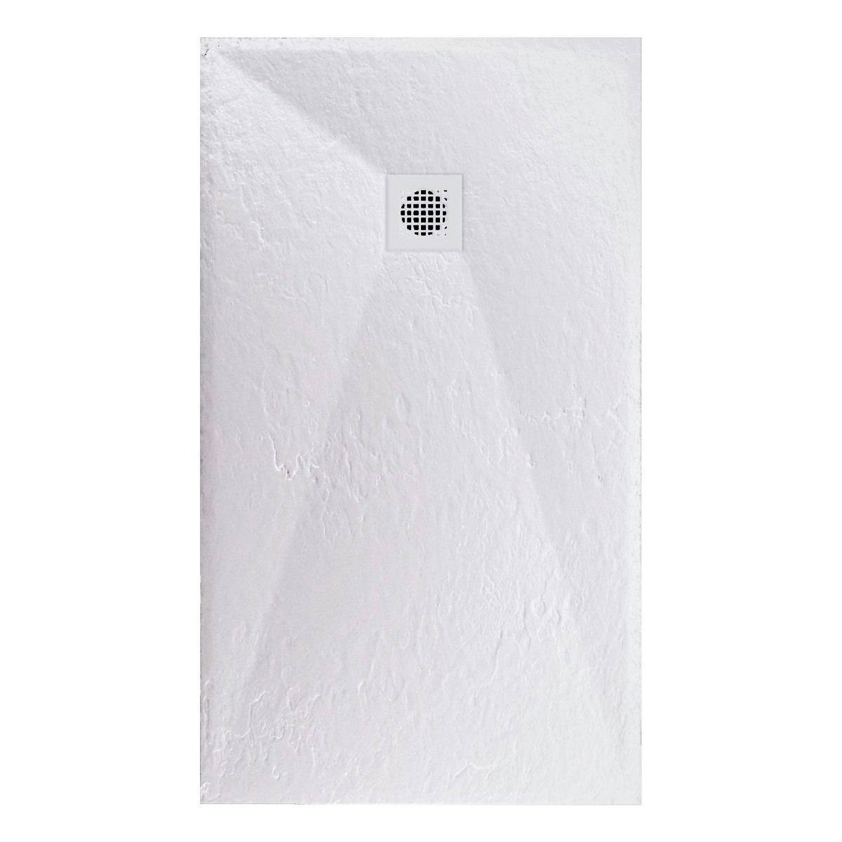 Astral Lithos Tuš kada 140x80 - Liveni mermer Bela