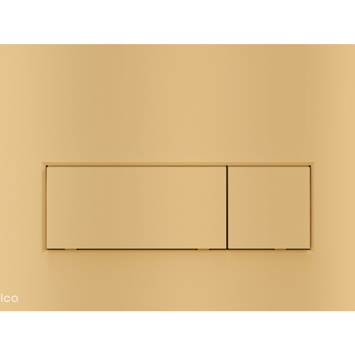 Alca tipka Thin M57-G-M gold mat