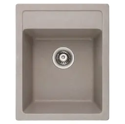 Inter Ceramic Sudopera usadna pravougaona 50x40x20 sifon 11cm granit bez+s1