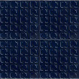 Marazzi Memoria Blu Structured Stamp Lux 15x15 cm 10mm MAYA