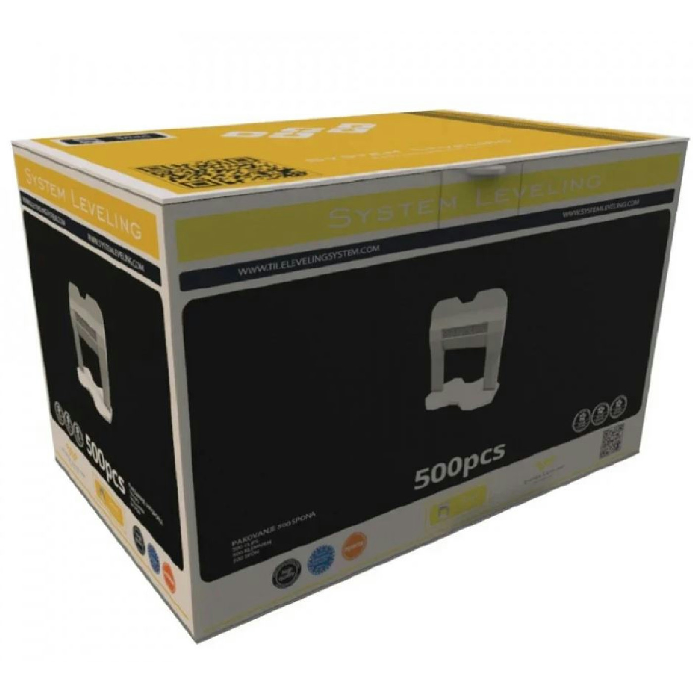System Leveling Spone 0,5mm - 500kom