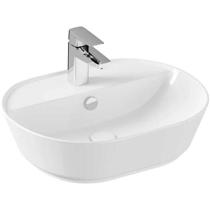 Vitra Lavabo nadgradni Geo 54.5x43cm sa otvorom za slavinu i prelivom
