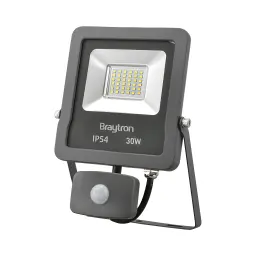 Braytron LED Reflektor 30W Sivi 3000K IP65 sa Senzorom BT61-23002