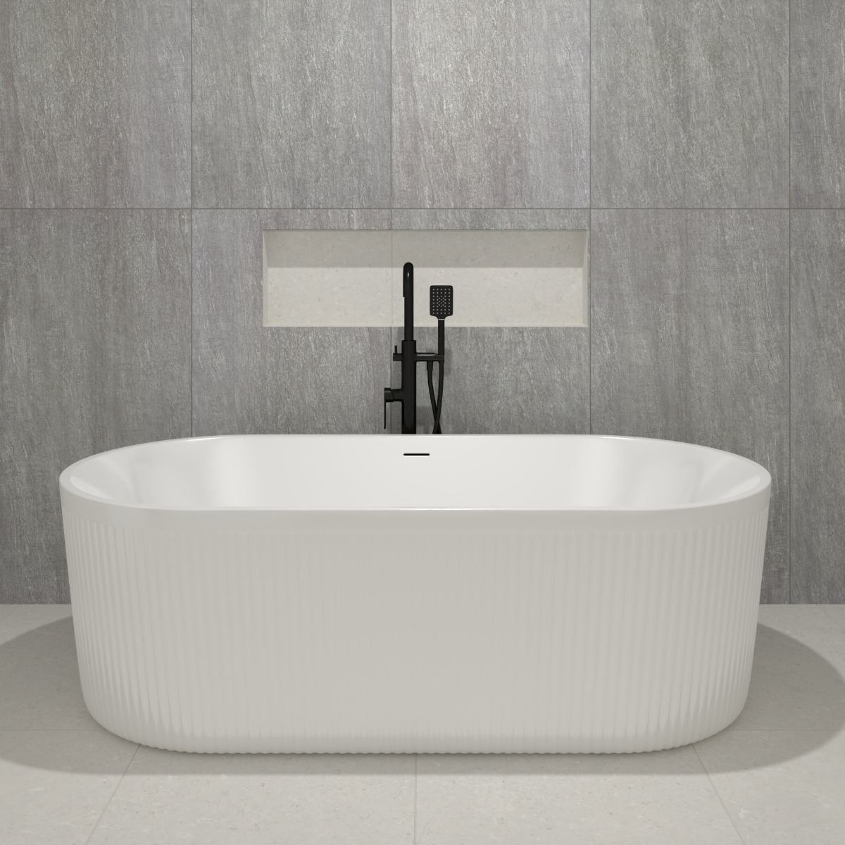 Giusta EOS Samostojeća kada Bela 170x80 41203WH0