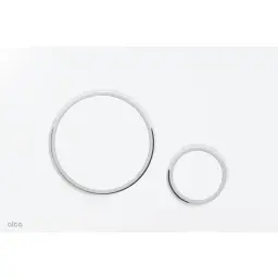 Alca tipka Thin M770 Bela sjaj hrom sjaj