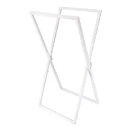 Tendance Držač peškira sklopive konstrukcije 85x45x37cm metal bela