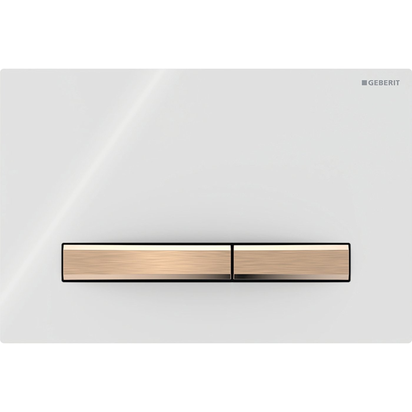 Geberit tipka Sigma50 bela/roze zlato 115.670.11.2