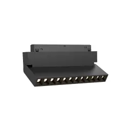 Braytron Magnetni Zidni Osvetljivač 12W Crni 3000K 48VDC BD60-03201