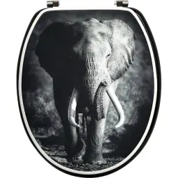 Tendance WC daska MDF SA metalniM OKOVIMA 37,5x46 SERENGETI