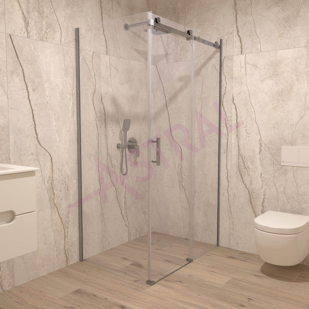 Astral Faro 100X80X195cm/6mm