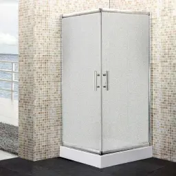 Fonte S241 kabina srebrna sivo staklo 90x90x185
