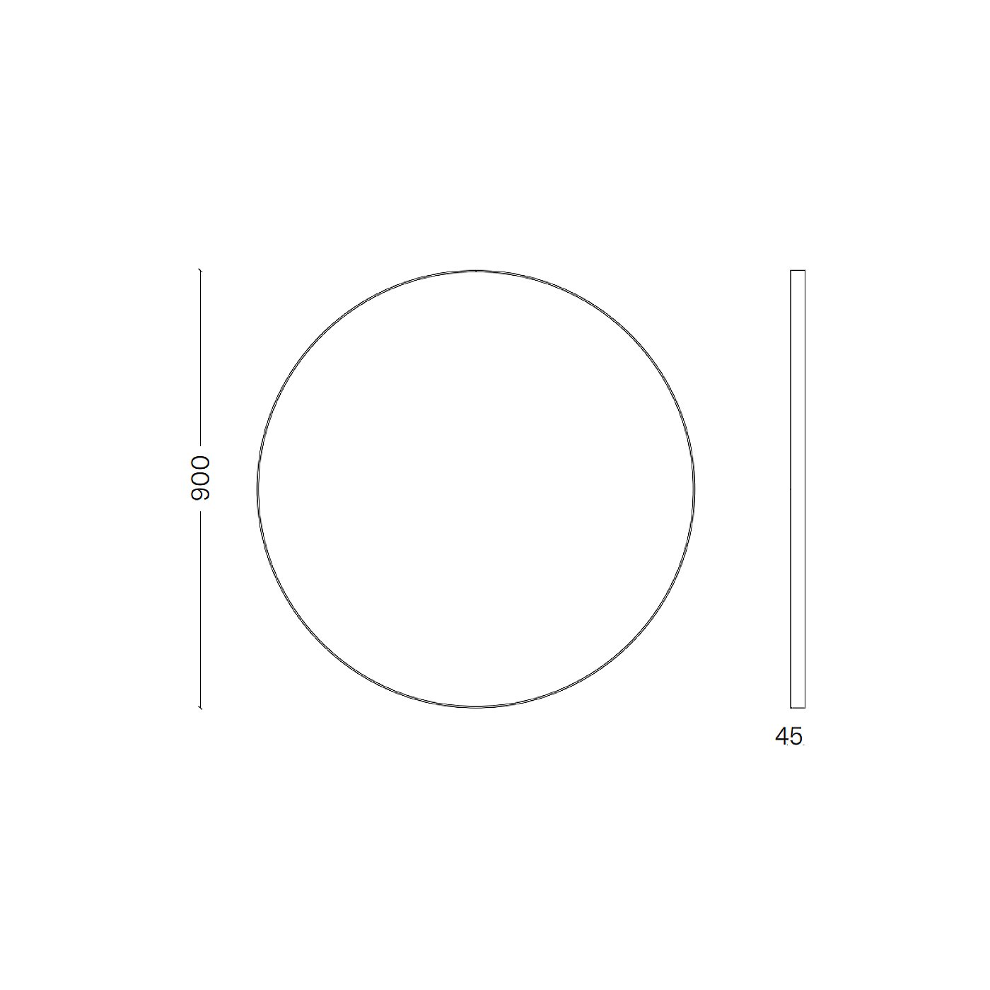 Park Avenue Ring ogledalo 90 cm