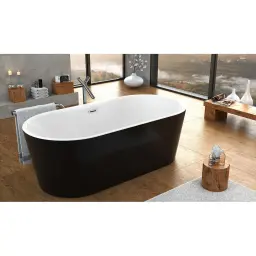 Kolpa Samostojeća Kada Comodo 185x90/O-FS Black&White 593790