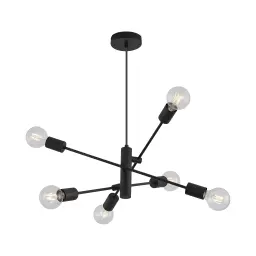 Braytron Plafonjera 6-Glava E27 Crni BV04-00044