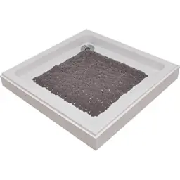 Tendance Guma za kadu bubbles 50x50cm pvc sivo smeđa