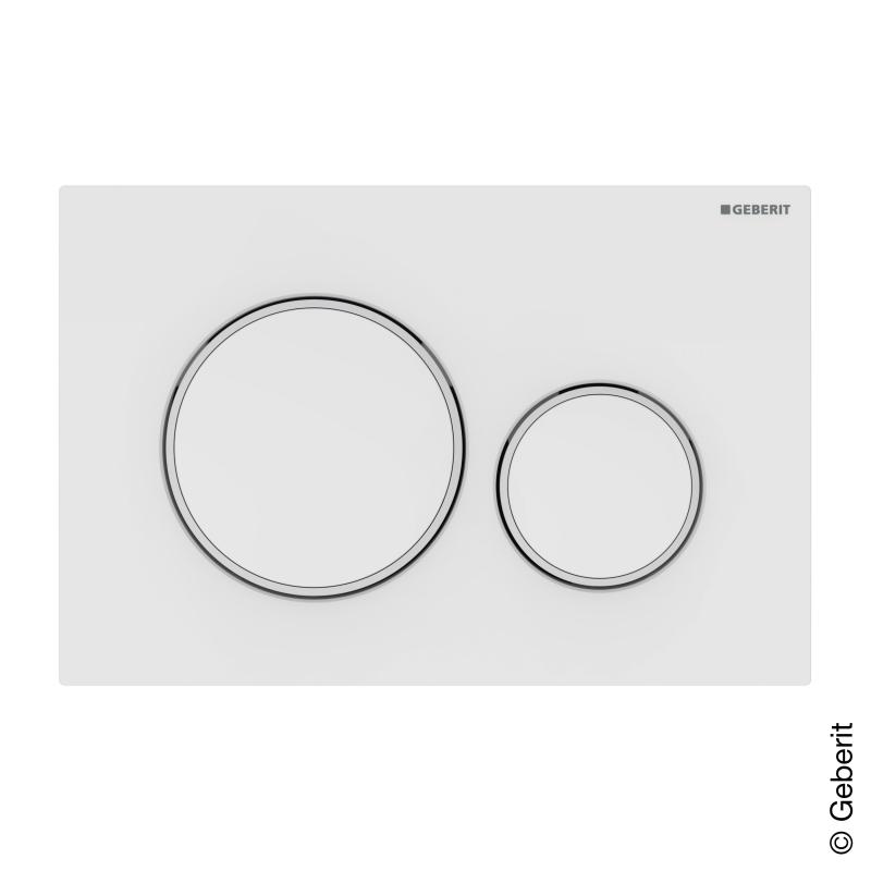 Geberit tipka Sigma 20 Bela/mat 115.882.11.1