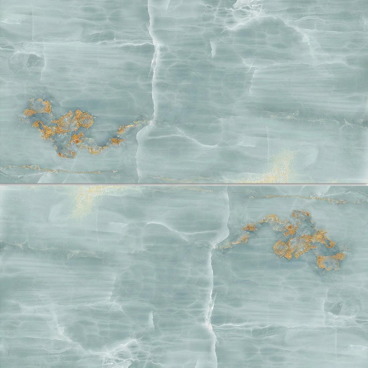Imola Onyx Aqua Blue Gold 12 LP 60×120