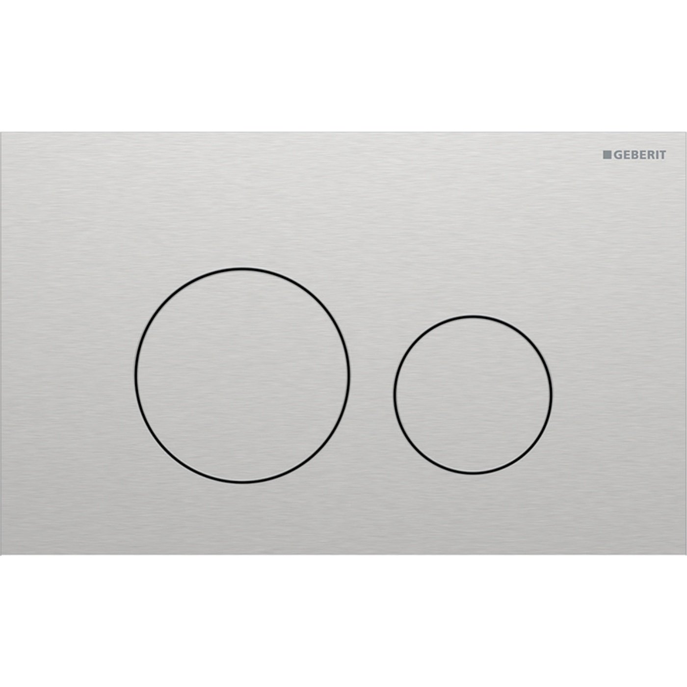 Geberit tipka Sigma40 brušeni inox easy-to-clean 115.628.FW.1