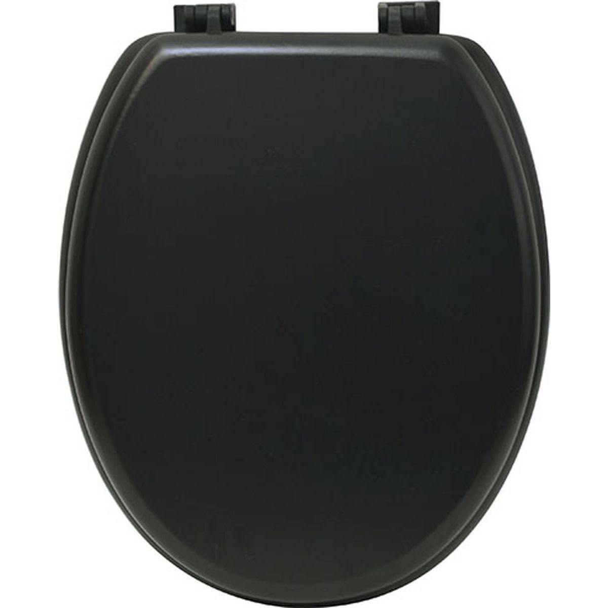 Tendance WC daska sa PLASTIČNIM ŠARKAMA 375X46CM MDF Crna