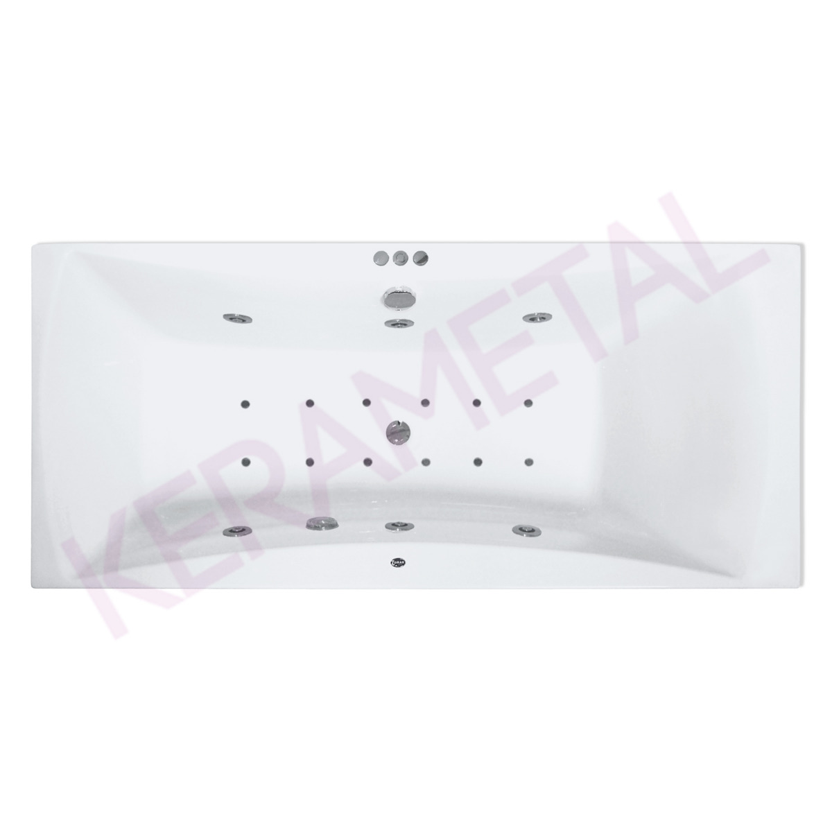 Zomar masažna kada Alila 180x80cm (hidro aero)