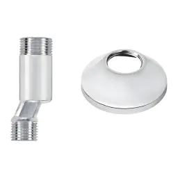 Rosan Ekscentar koleno 1/2"x3/4", L. 80 mm sa kliznom rozetom PEX80