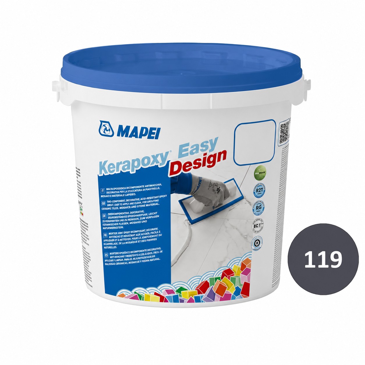 Mapei Kerapoxy easy design 119 London Siva kantica 3 kg