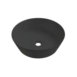 Copen nadgradni umivaonik crni mat Ø430×130 C-15-215MB